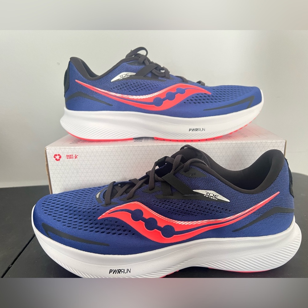 Saucony ride 15 running shoe wide